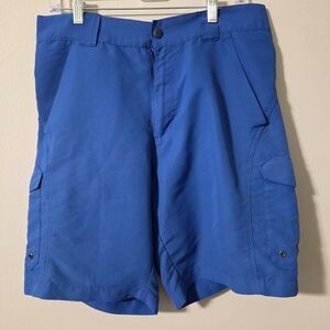 Men's Vibrant Blue Cargo Shorts - Bimini Bay Outfitters